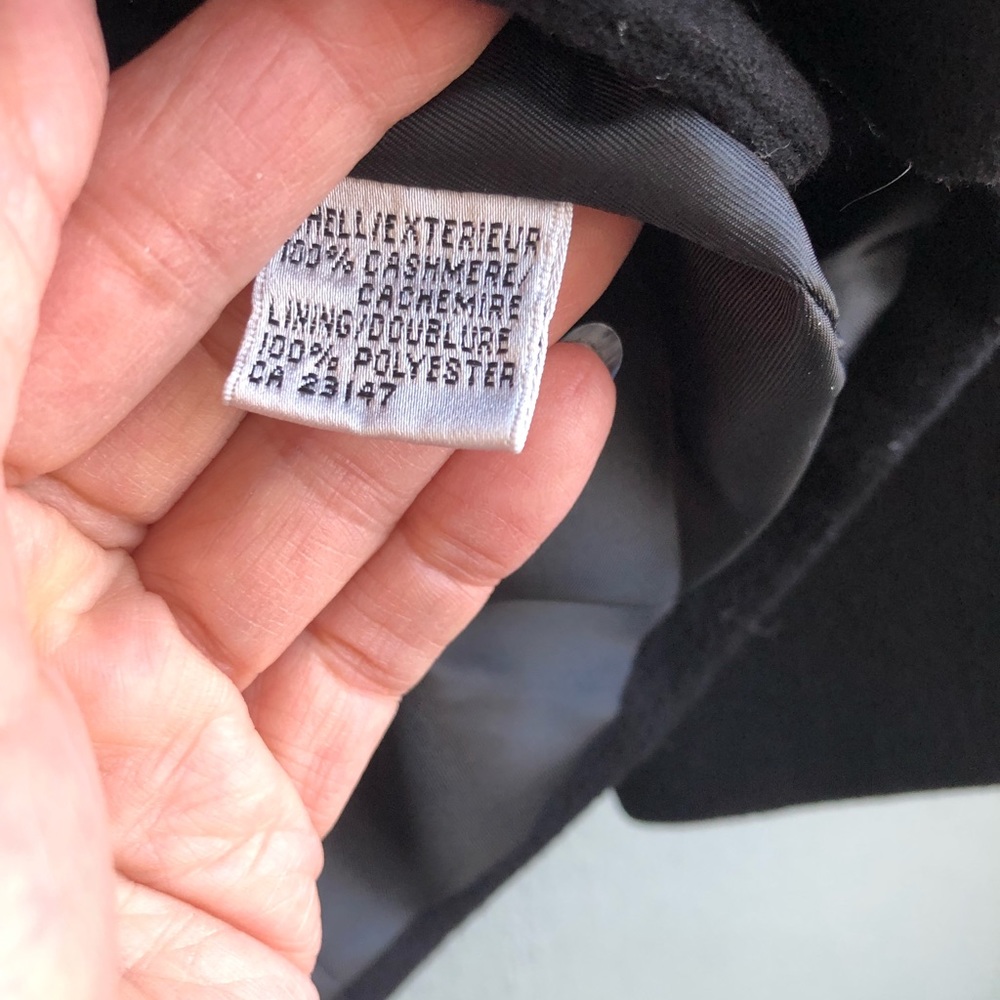 Talbots Woman’s Pure Cashmere Jacket Size Petite Size 8 Black - Picture 5 of 6